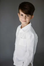 Boys’ Long-Sleeve Linen Shirt (6m–9Y) - Image 3