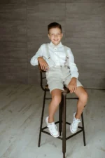 Boys Linen Suit with Shirts (10-15y) - Image 4