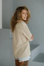 muslin double gauze cotton shirt women