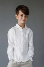 Boys linen shirt.
