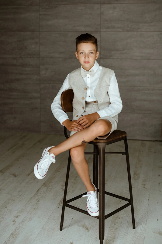 Linen suit for boys