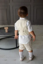 Boys Linen Suit Set – Junior Groomsman (2-9y) - Image 3