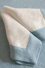 Two-Tone Linen Napkin Set - Image 6