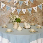 linen bunting banner