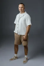 Men’s Double Gauze Short Sleeve Shirt - Image 2