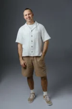 Men’s Double Gauze Short Sleeve Shirt - Image 4