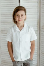 White linen shirts